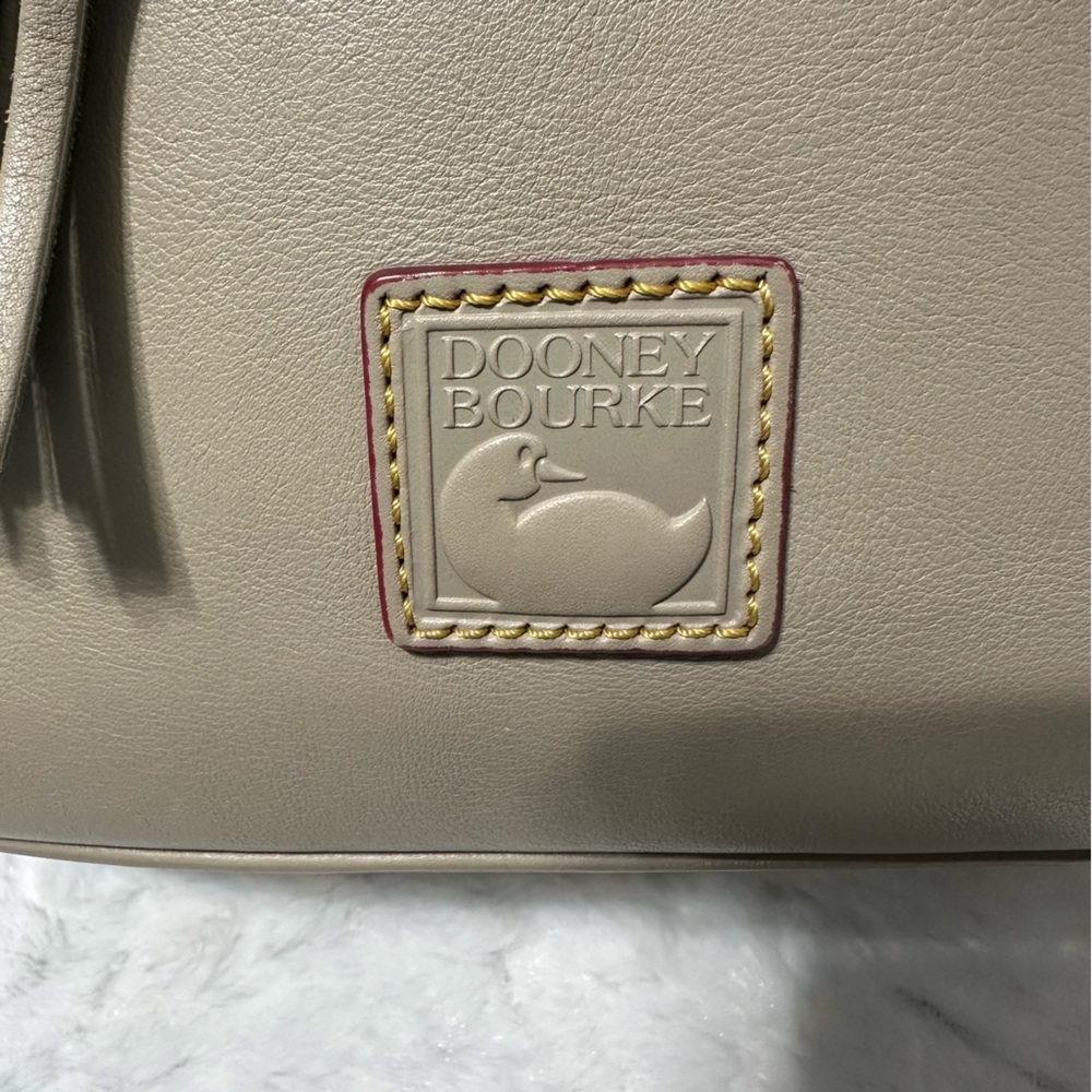 Dooney and Bourke Florentine Large Dottie Crossbody Taupe READ - Picture 8 of 16
